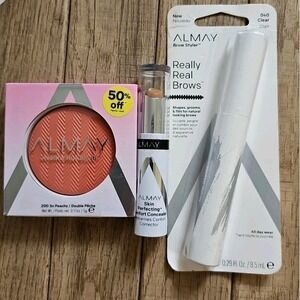 Almay Makeup Lot- Blush, Concealer, And Brow Styler